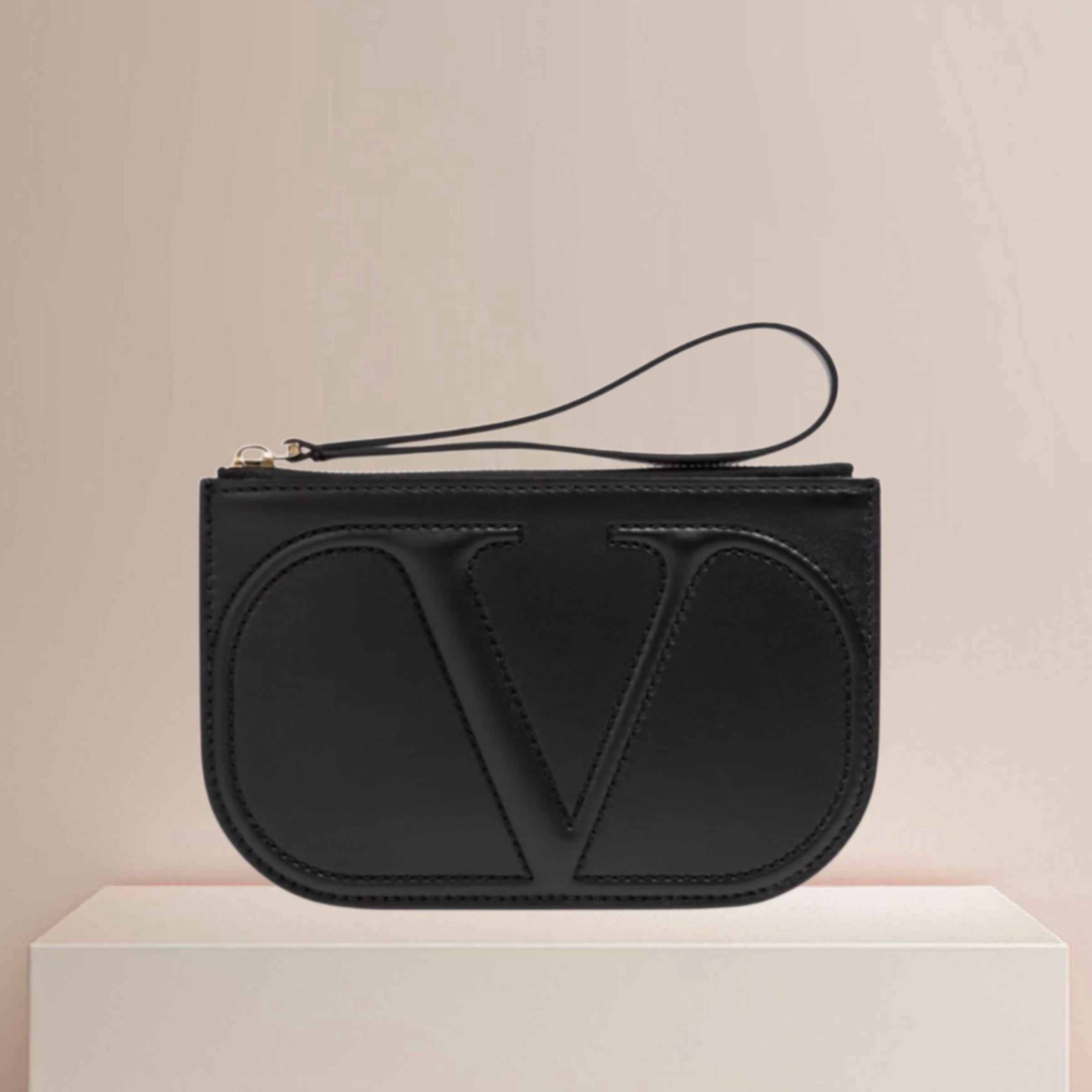Valentino V Logo Wristlet | Detox Designer Resale Boutique