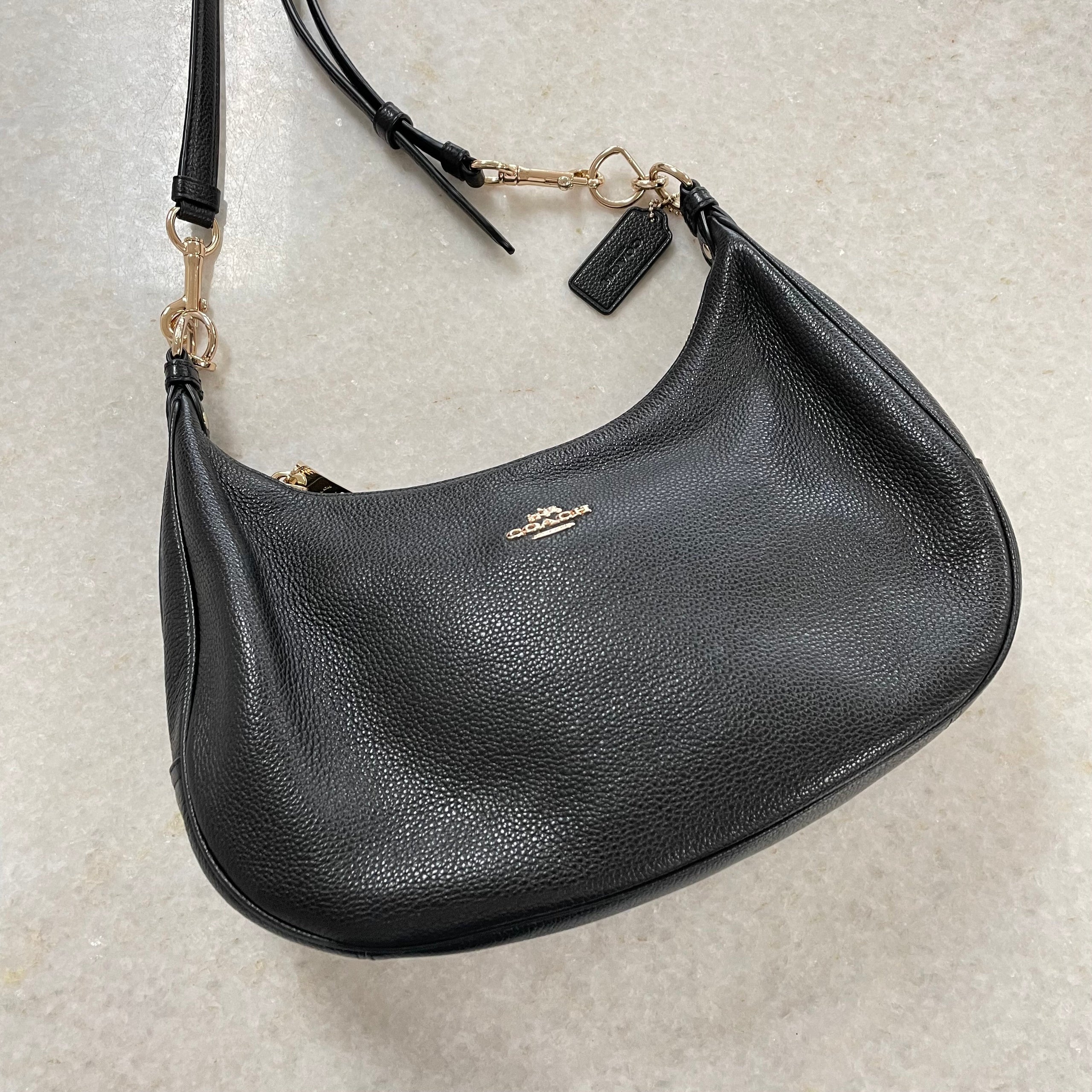 Coach Black Crescent Bag Detox Designer Resale Boutique