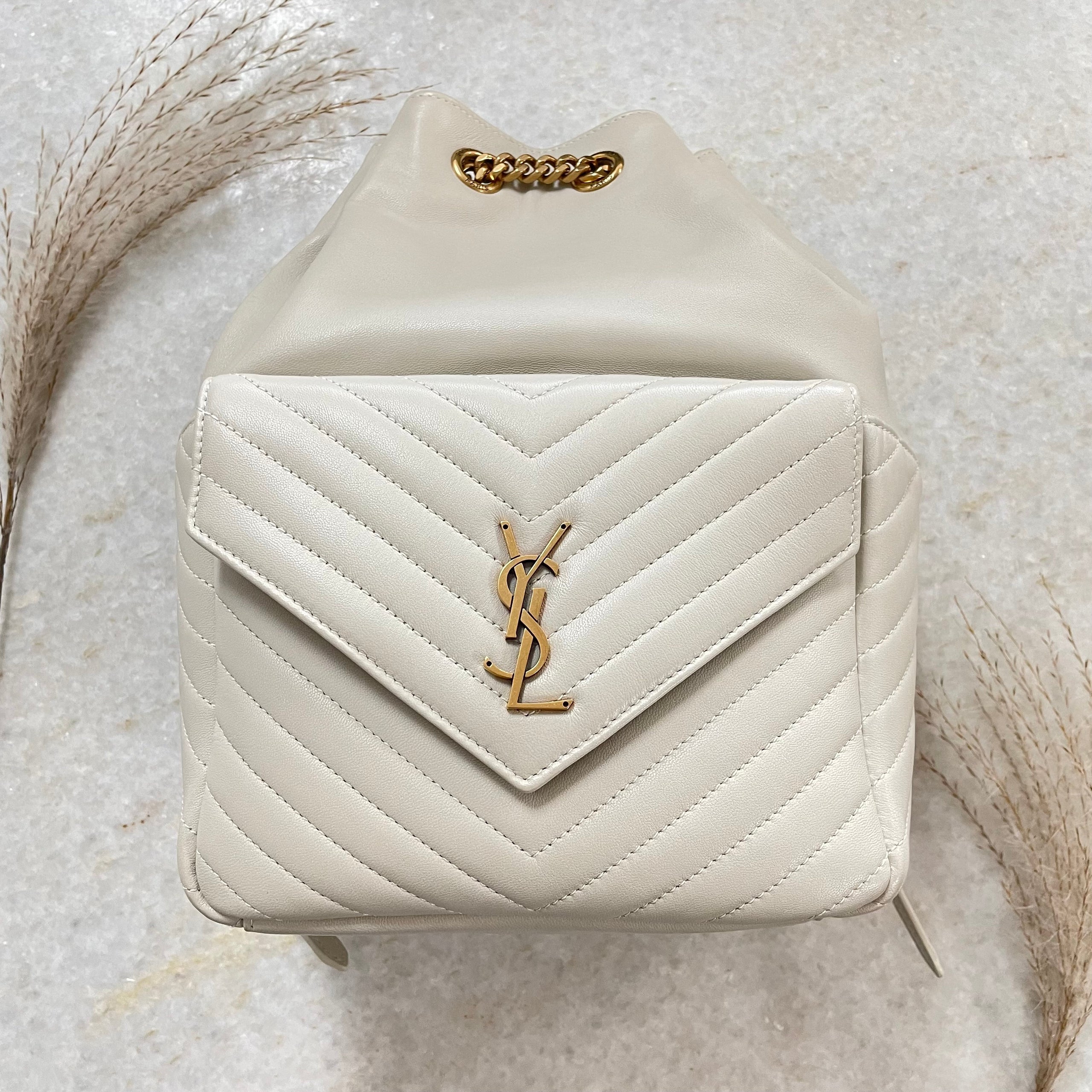 YSL Saint Laurent Joe Backpack Detox Designer Resale Boutique