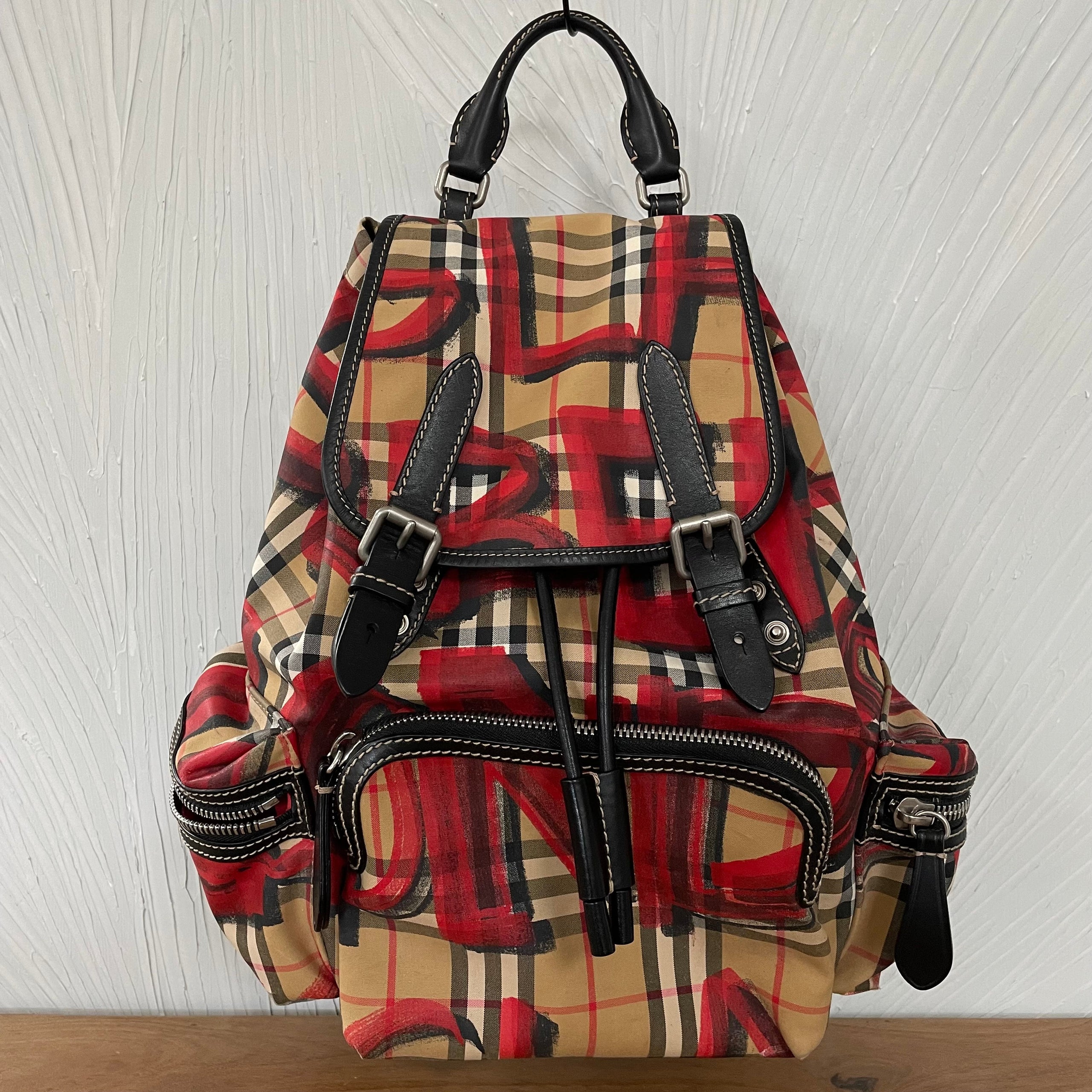 Burberry Graffiti Rucksack Backpack